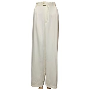 Elegant Cream Women's Pants